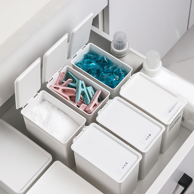 Scent Booster Bead - White Laundry Room Storage Box Scent