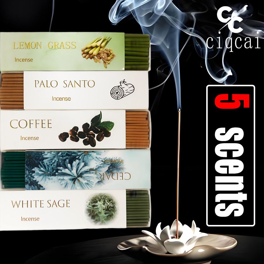 Quality Home Fragrance - 【5 Flavors】High-Quality, Handmade, Thick Incense Sticks,