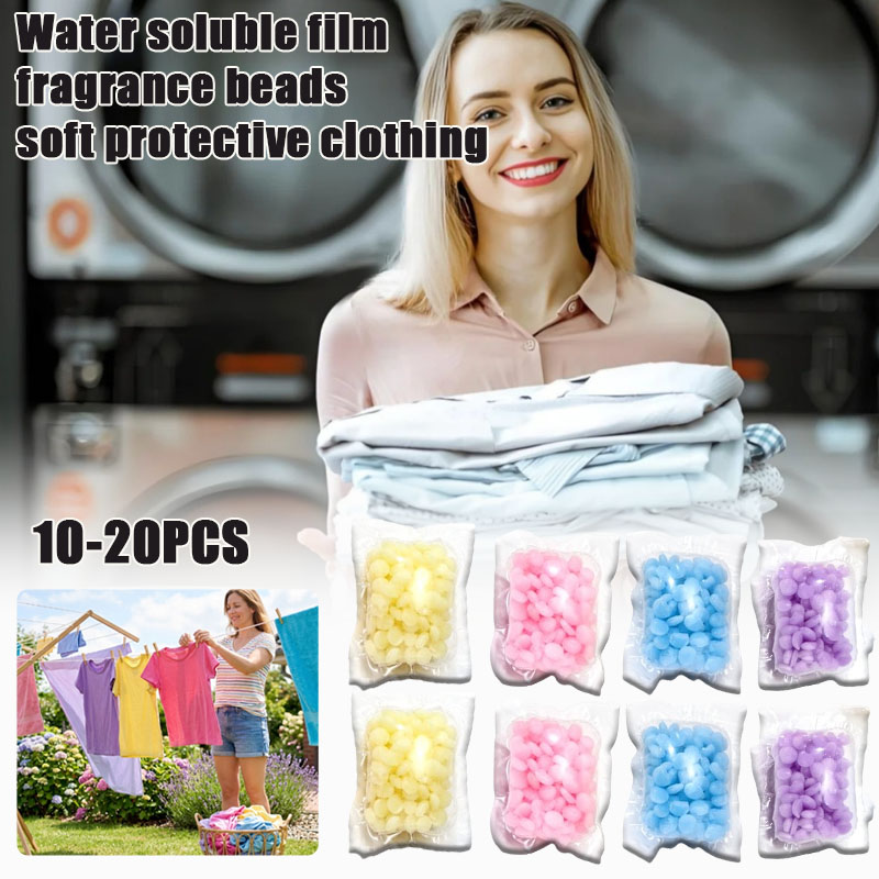 Scent Booster Bead - 10-20PCS Scent Booster Laundry Pearls Long