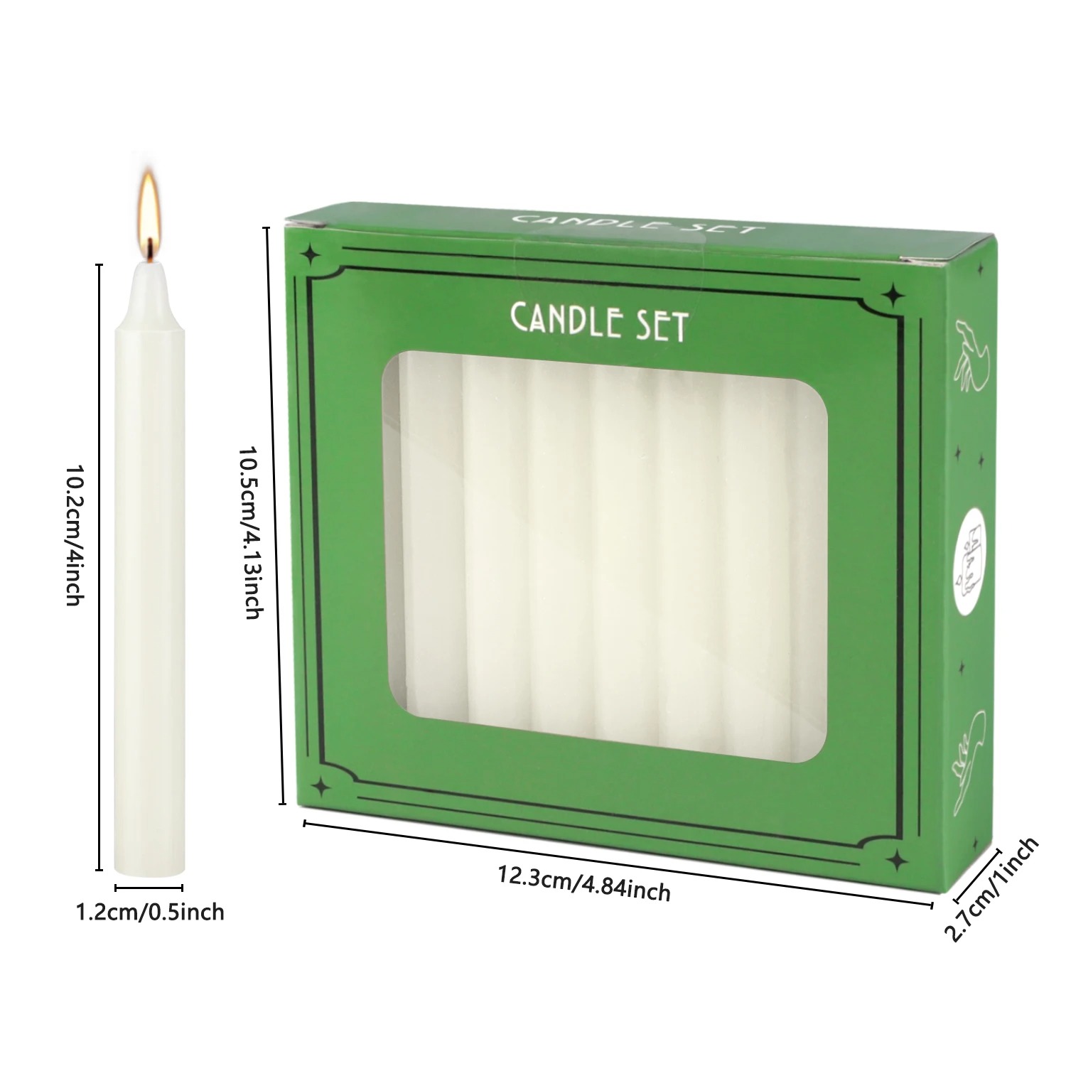 20-Pack 4-Inch Ivory White Dri - Quality Home Fragrance review and price